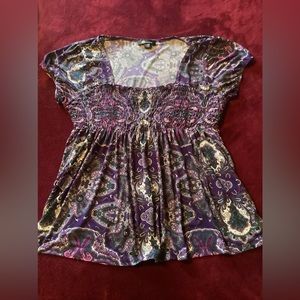 AB Studio baby doll top